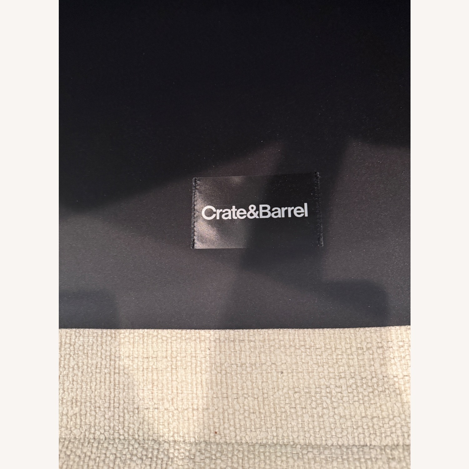 Crate & Barrel Cambria White 2 Seater Sofa - image-6