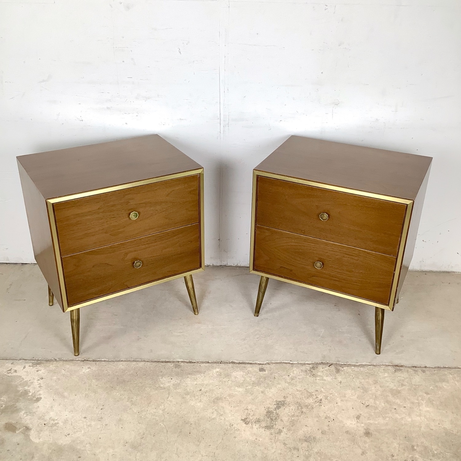 Mid-Century Modern Nightstands- Pair - image-7