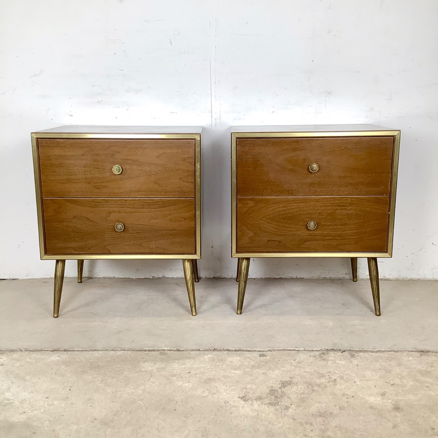 Mid-Century Modern Nightstands- Pair - image-2