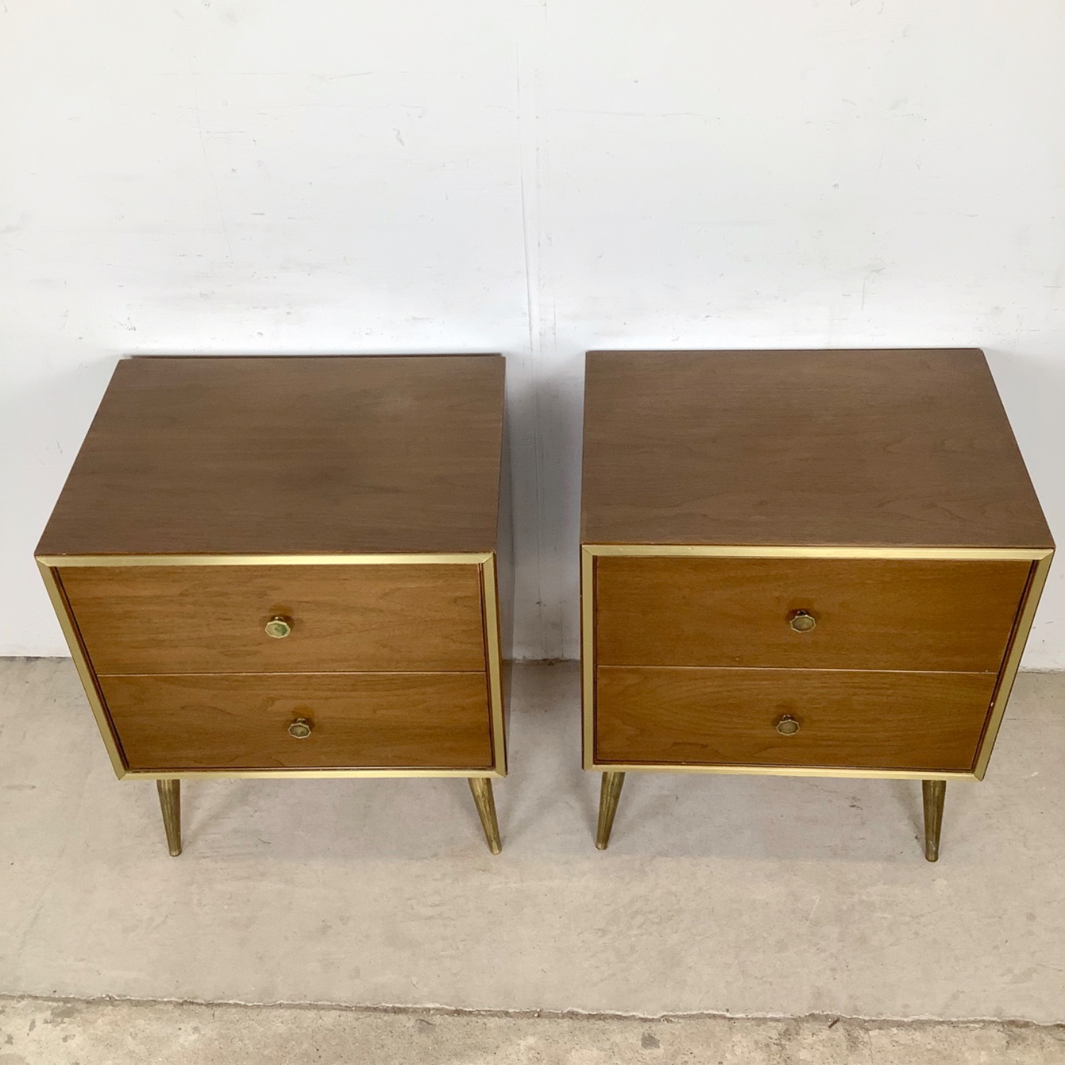 Mid-Century Modern Nightstands- Pair - image-3