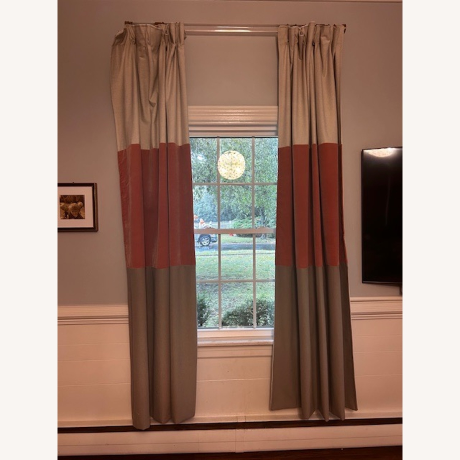 Natural Velvet Curtains - image-3
