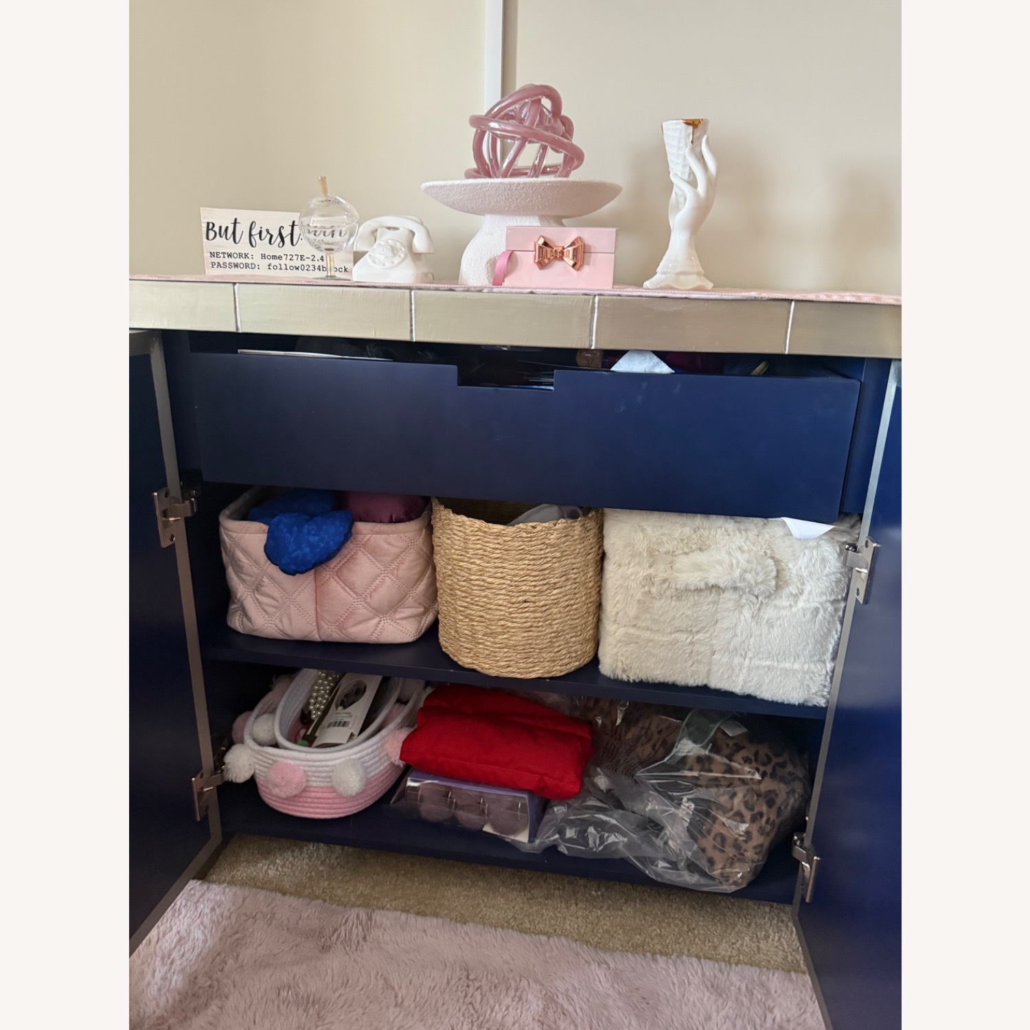 Jonathan Adler Talitha Silver Metal Armoire - image-4