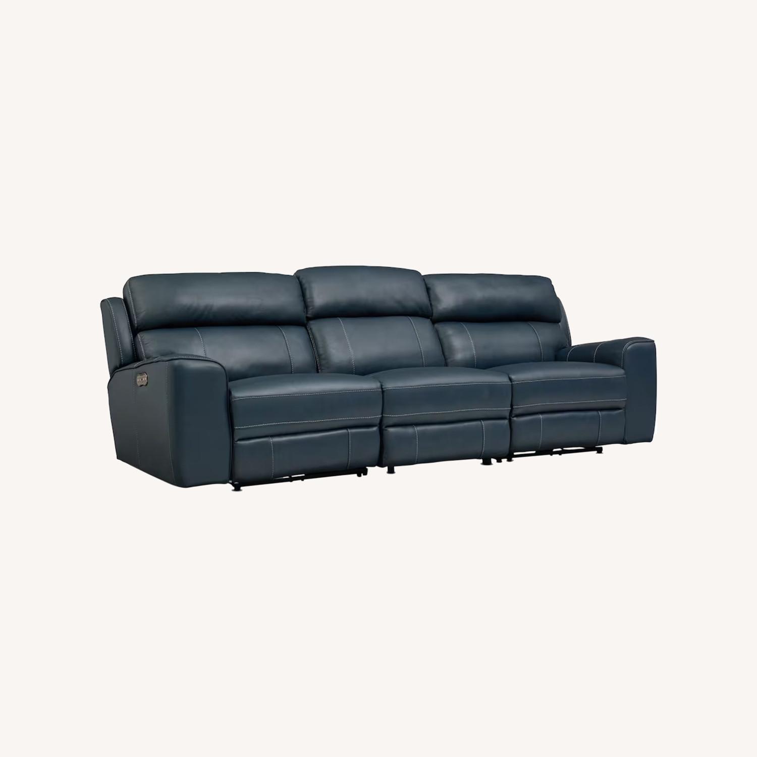 Value City Furniture Blue 3+ Seater Sofa - image-0
