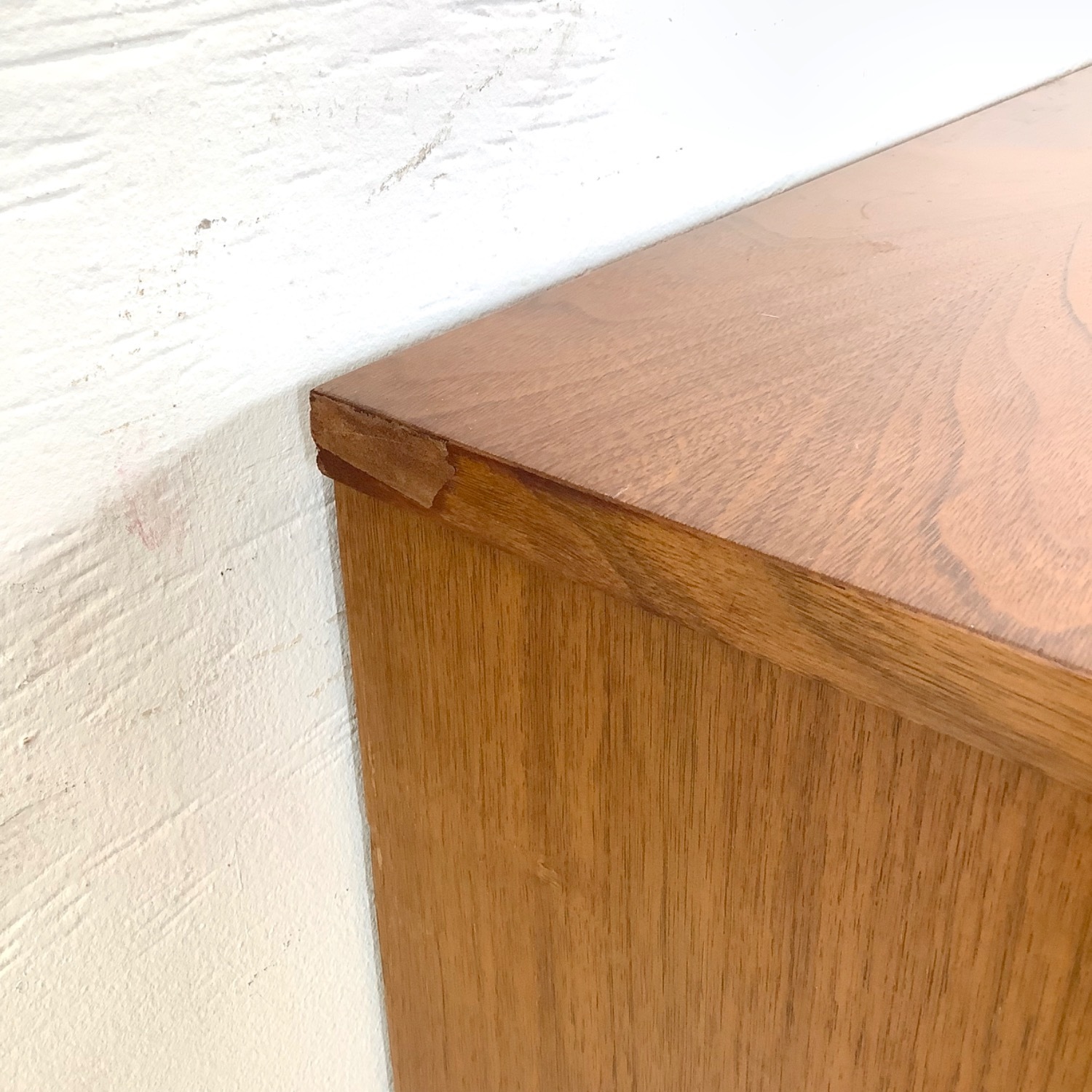 Mid-Century Nine Drawer Walnut Dresser - image-9