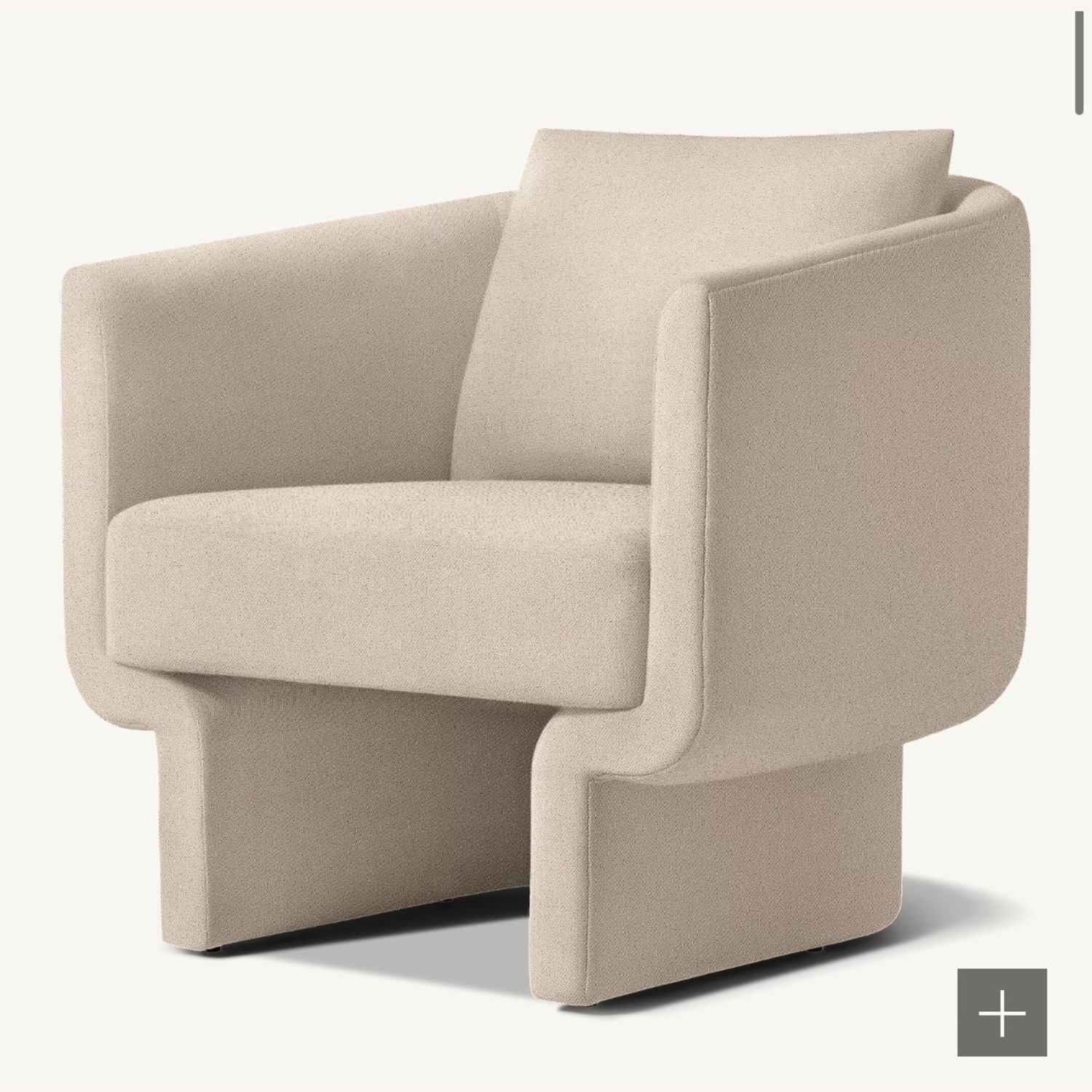 Restoration Hardware Ava Armchair Sherry & Holland - image-0