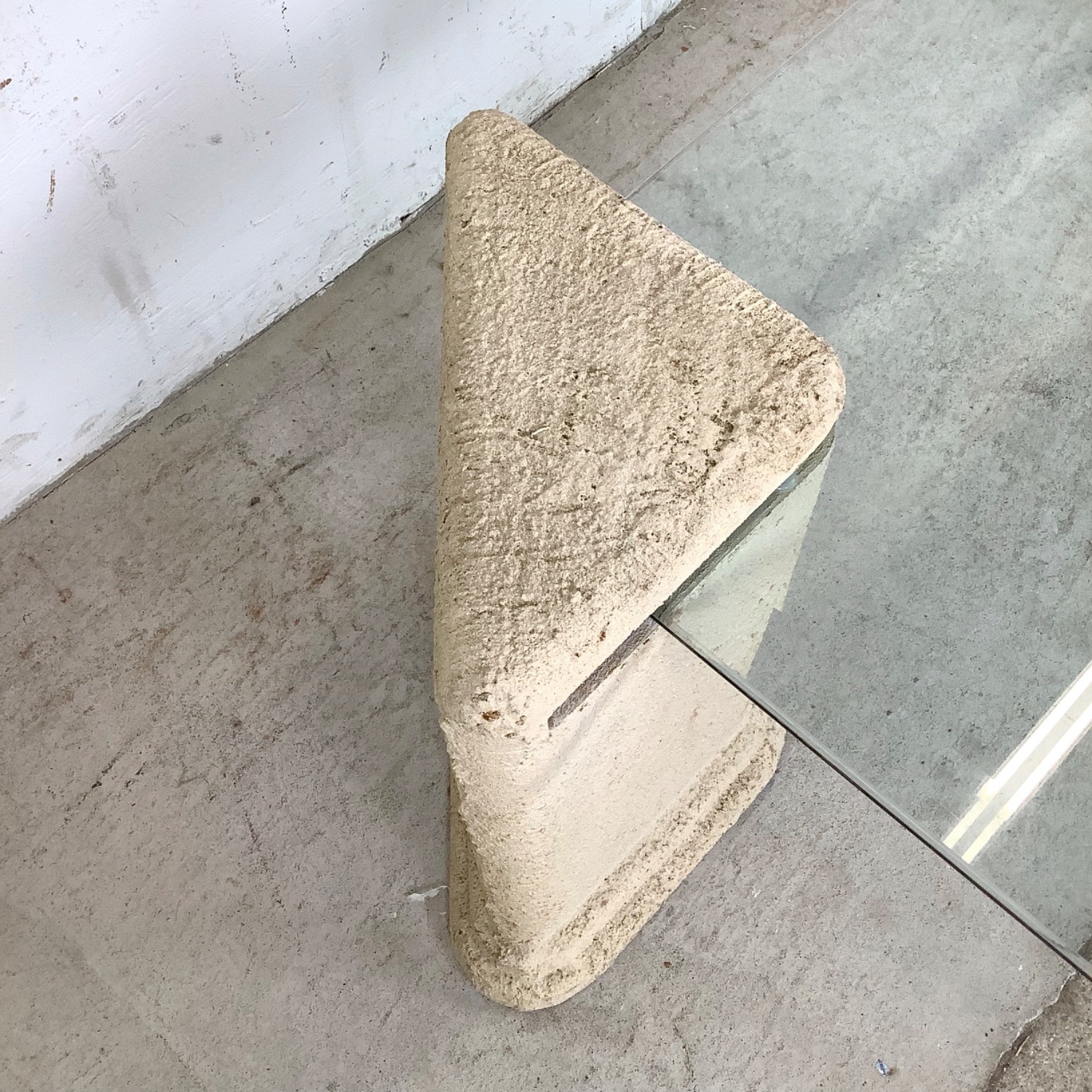 Vintage Modern Glass Top Coffee Table - image-11