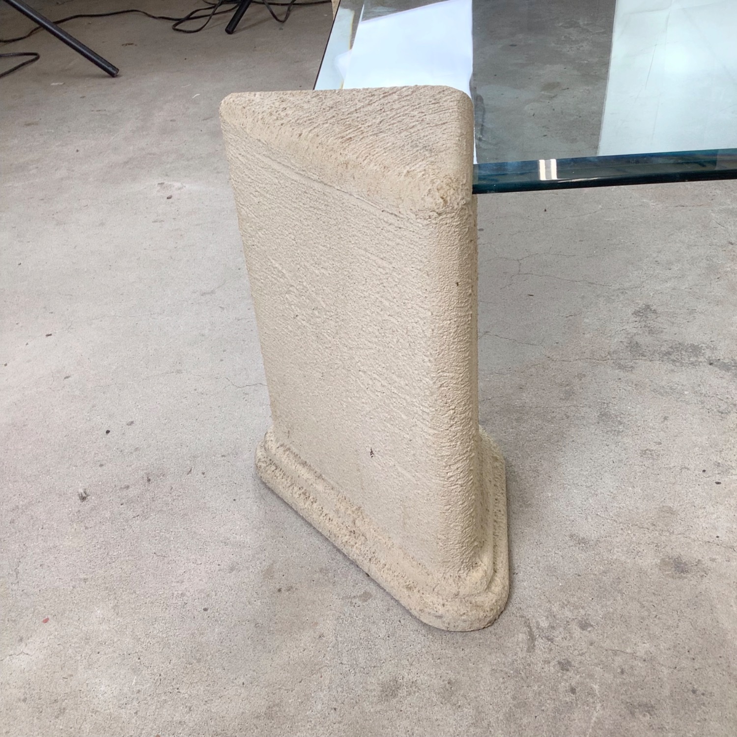 Vintage Modern Glass Top Coffee Table - image-10