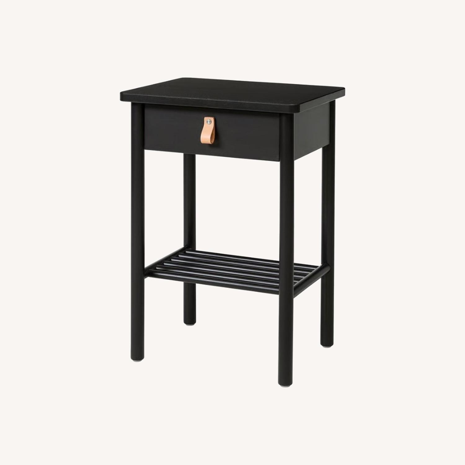 IKEA BJÖRKSNÄS Black Nightstands - image-0