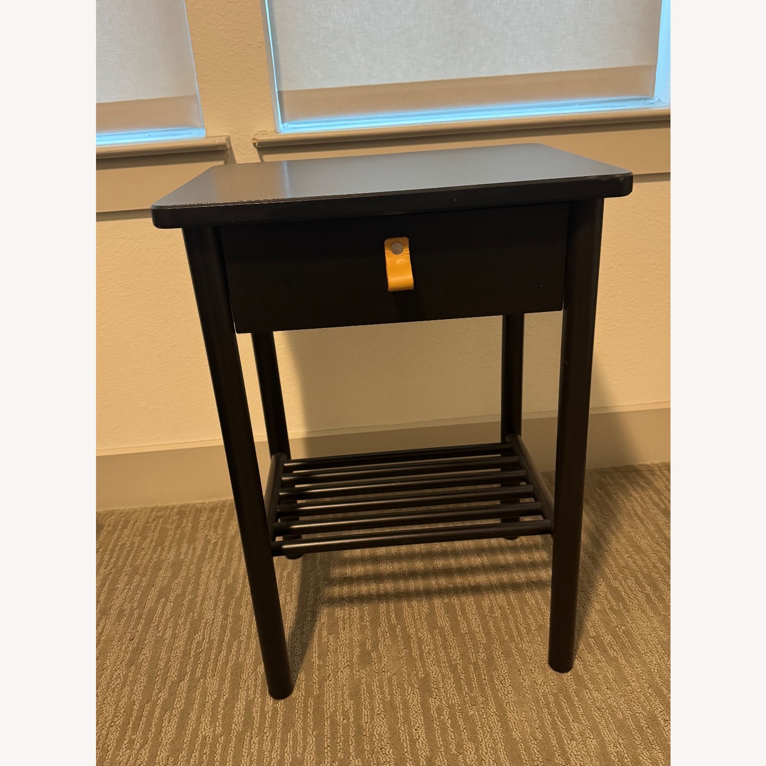 IKEA BJÖRKSNÄS Black Nightstands - image-1
