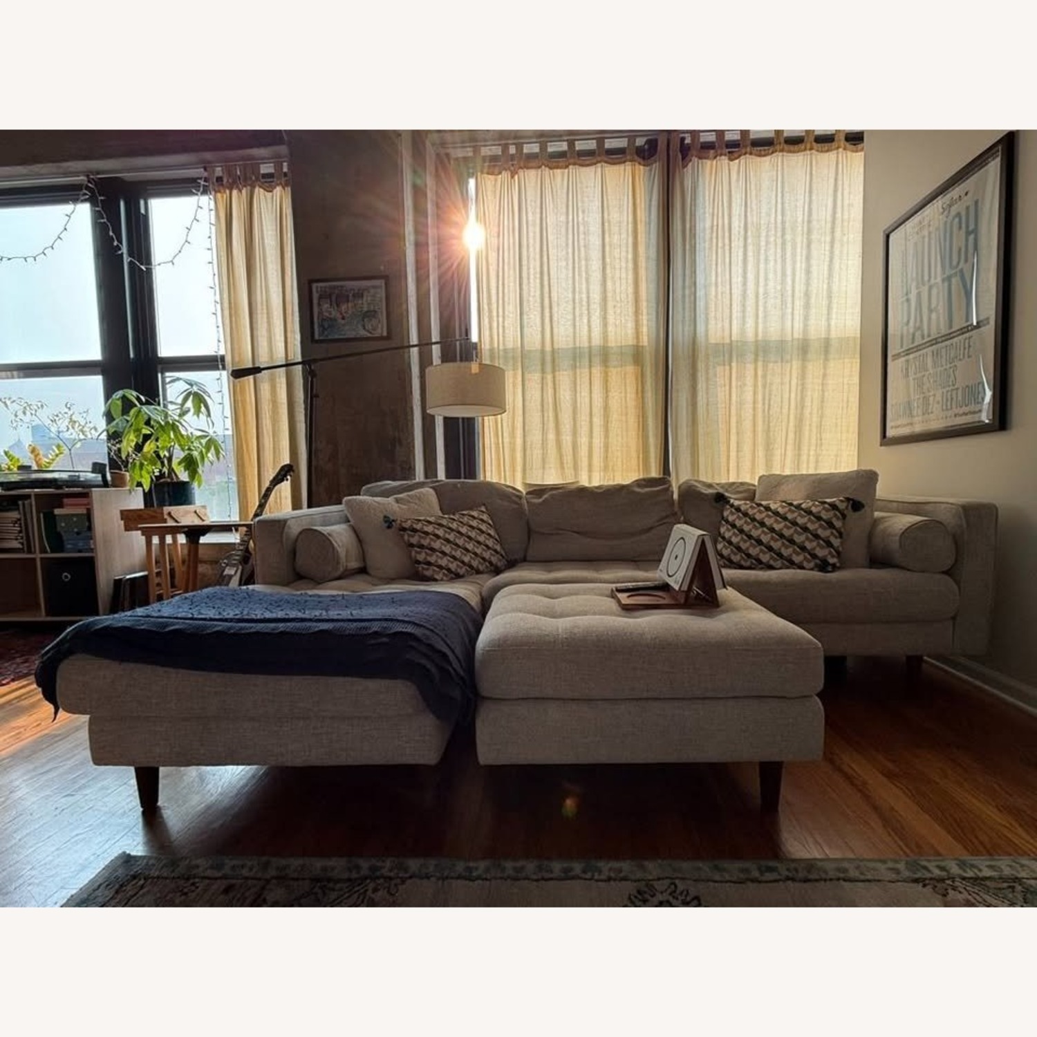 Sven Birch Ivory Couch + Ottoman  - image-4