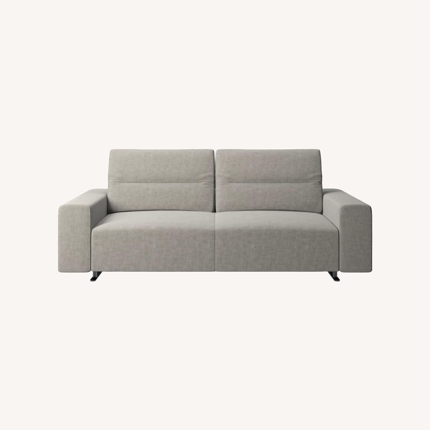 Bo Concept Light Gray Fabric Sleeper Sofa - image-0