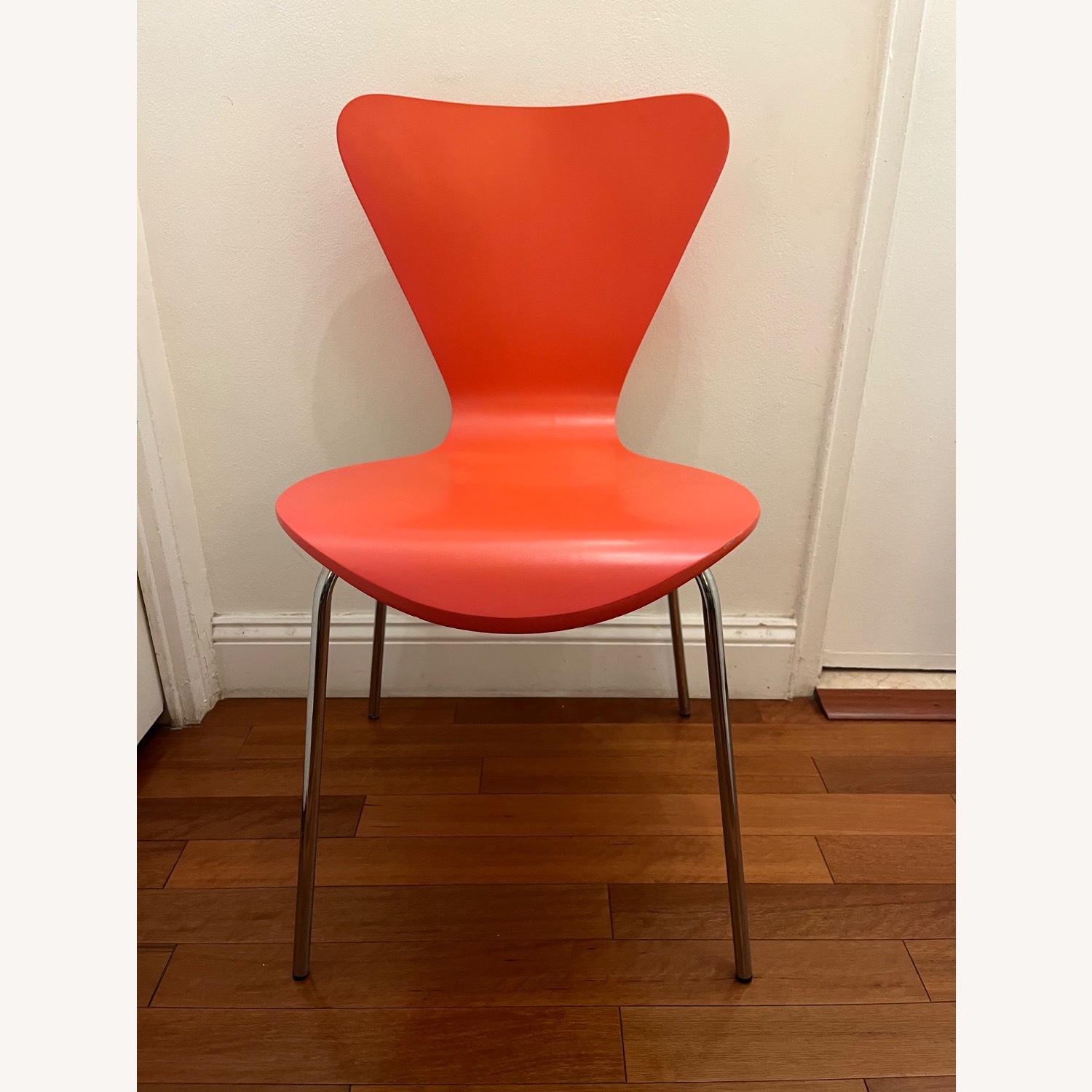Room & Board Jake Orange Wood Dining Chairs - image-1
