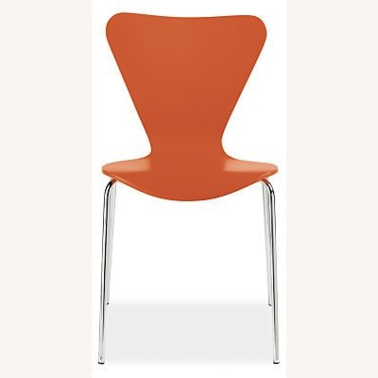 Room & Board Jake Orange Wood Dining Chairs - image-0
