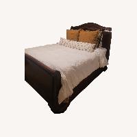 Dark Brown Queen Sleigh Bed