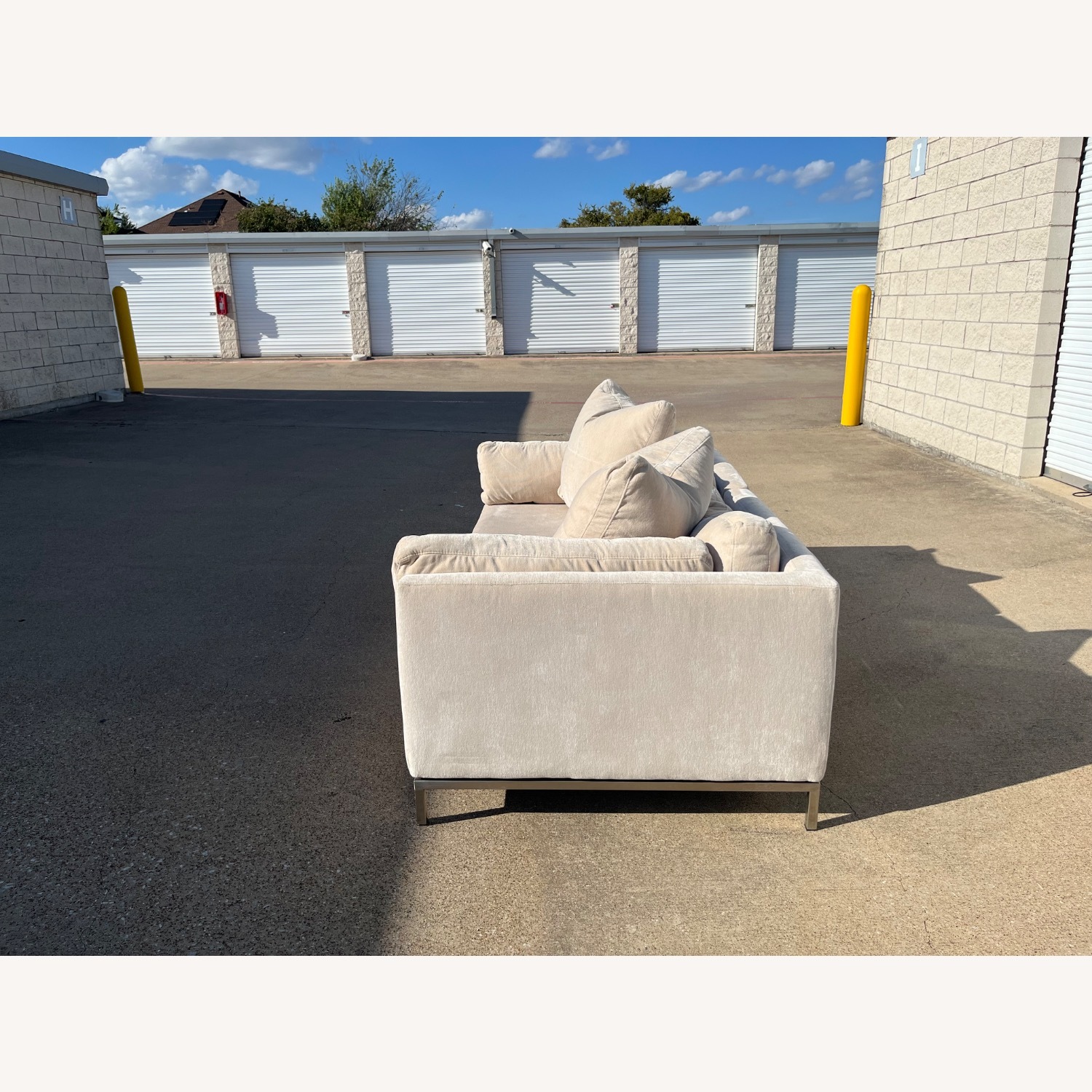 Z Gallerie Ventura Natural Fabric 2 Piece Sectional - image-2