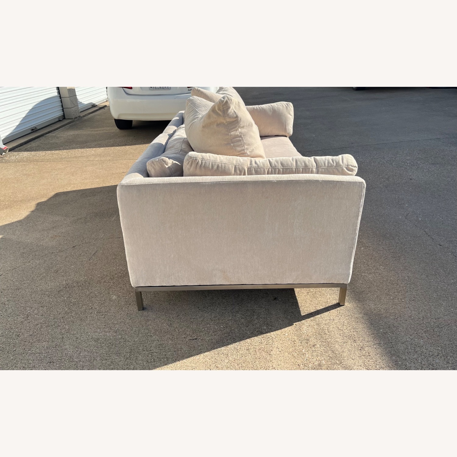 Z Gallerie Ventura Natural Fabric 2 Piece Sectional - image-6