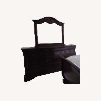 Raymour & Flanigan Dark Brown Wood Dresser
