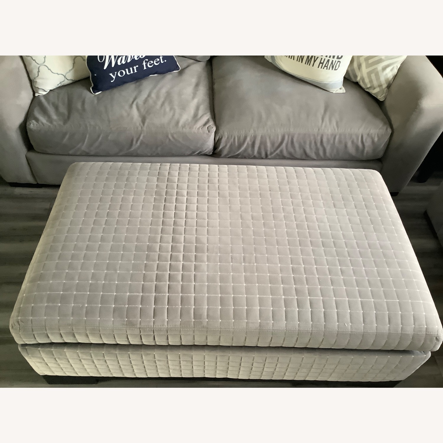 Raymour & Flanigan Storage Ottoman - image-1