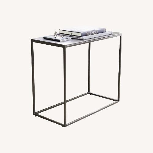 Used Pottery Barn Duke Metal Side Table for sale on AptDeco