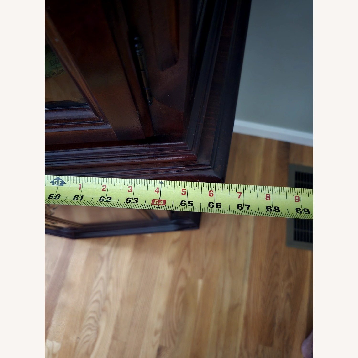 Dark Brown Wood Armoire - image-3