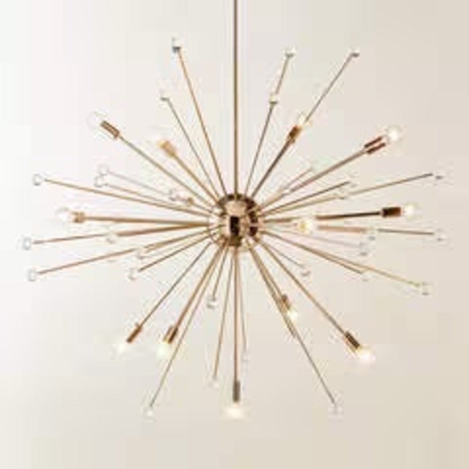 CB2 Gold Metal Ceiling Lamp - image-4
