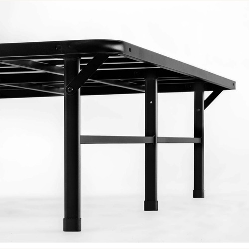 Used Amazon Black Metal Queen Bed for sale on AptDeco