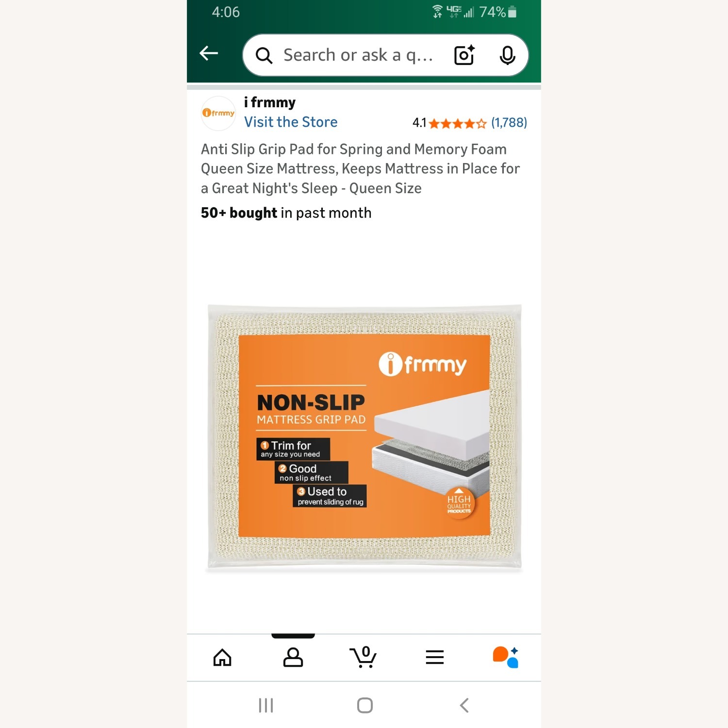 Amazon Black Metal Queen Bed - image-6