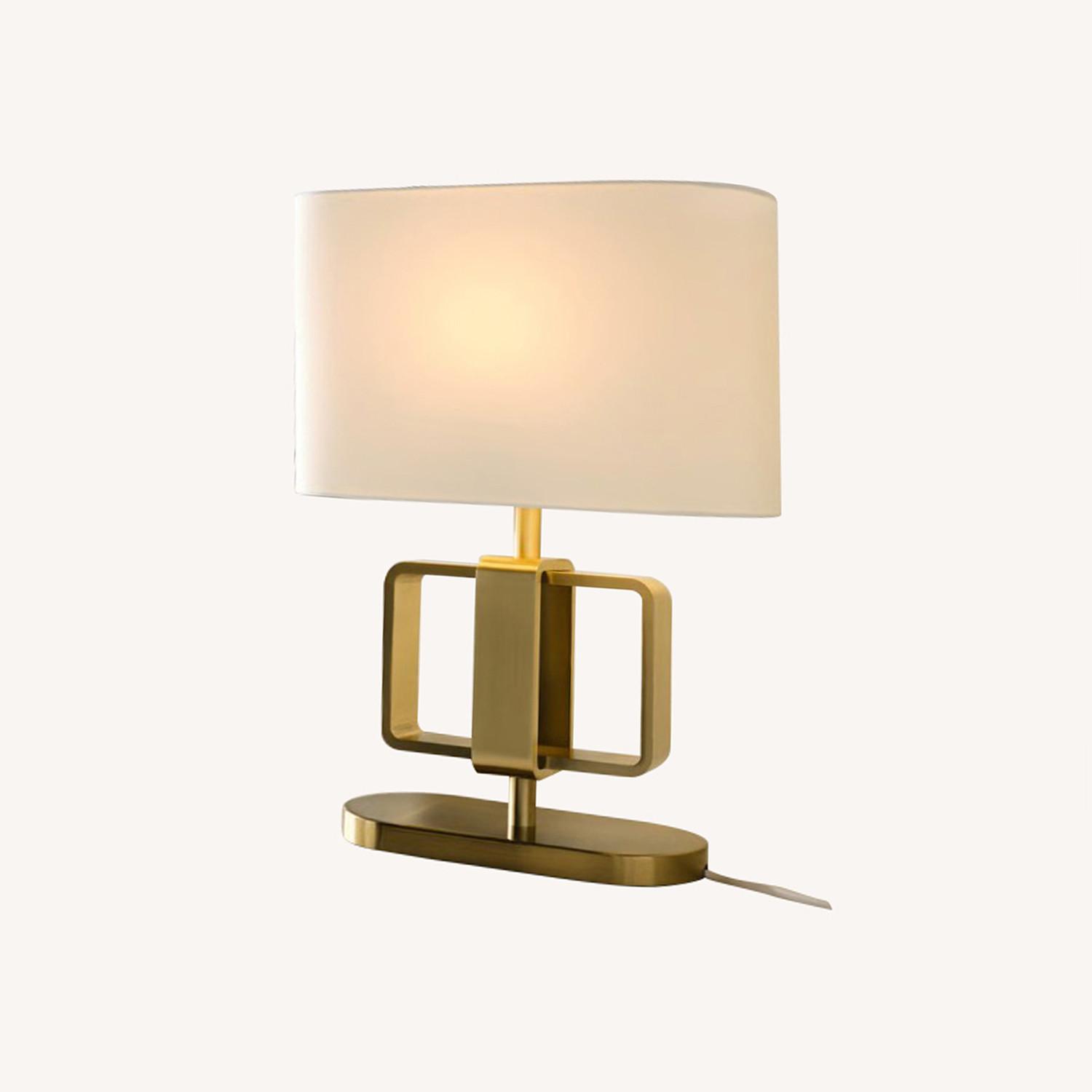 IKEA White Metal Table Lamp - image-0