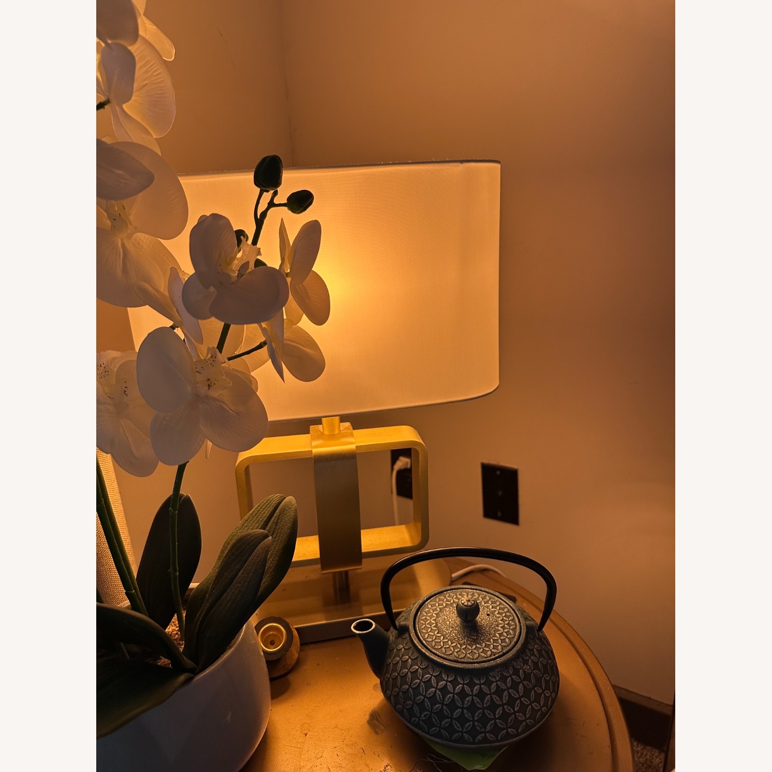 IKEA White Metal Table Lamp - image-2