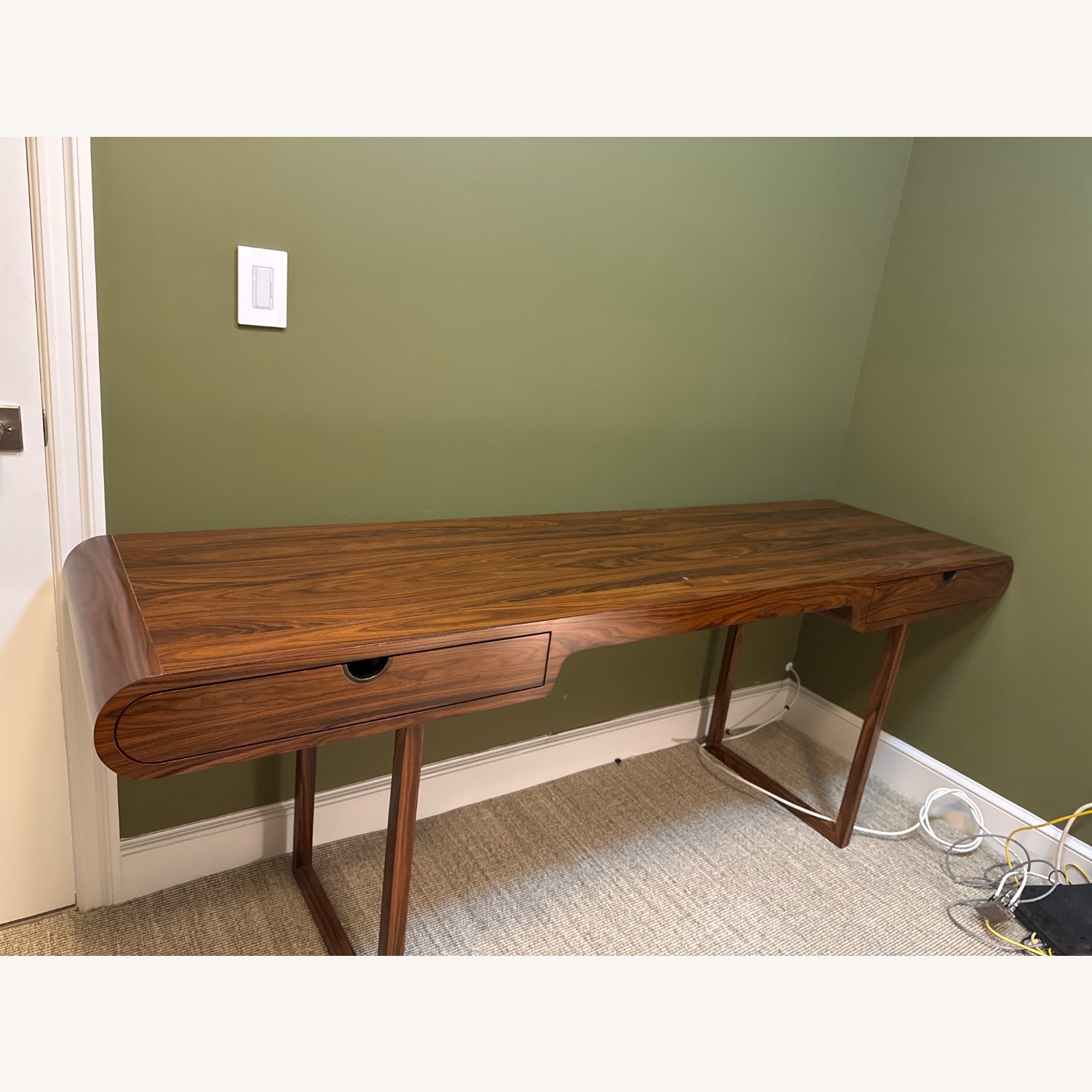 Four Hands Luana Dark Brown Desk - image-3
