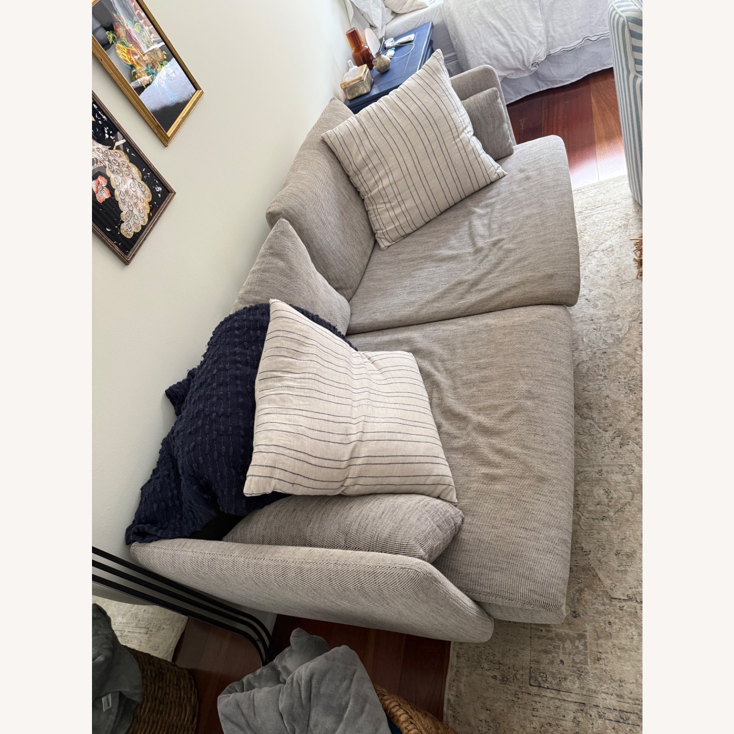 IKEA SÖDERHAMN Light Gray Fabric 2 Seater Sofa - image-5