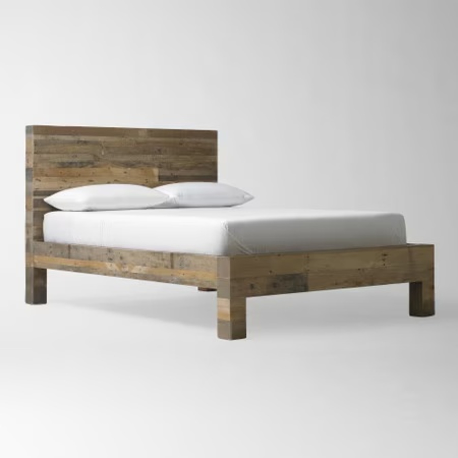  West Elm Emmerson Reclaimed Wood Queen Bed Frame - image-4