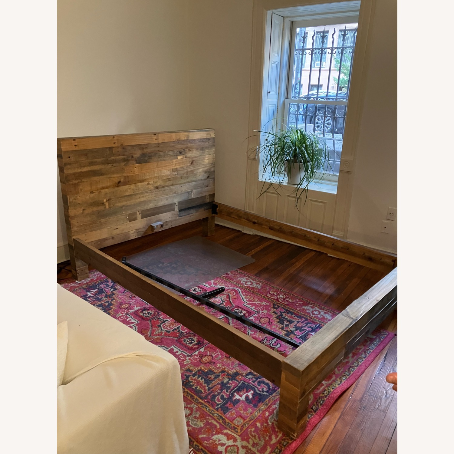  West Elm Emmerson Reclaimed Wood Queen Bed Frame - image-2