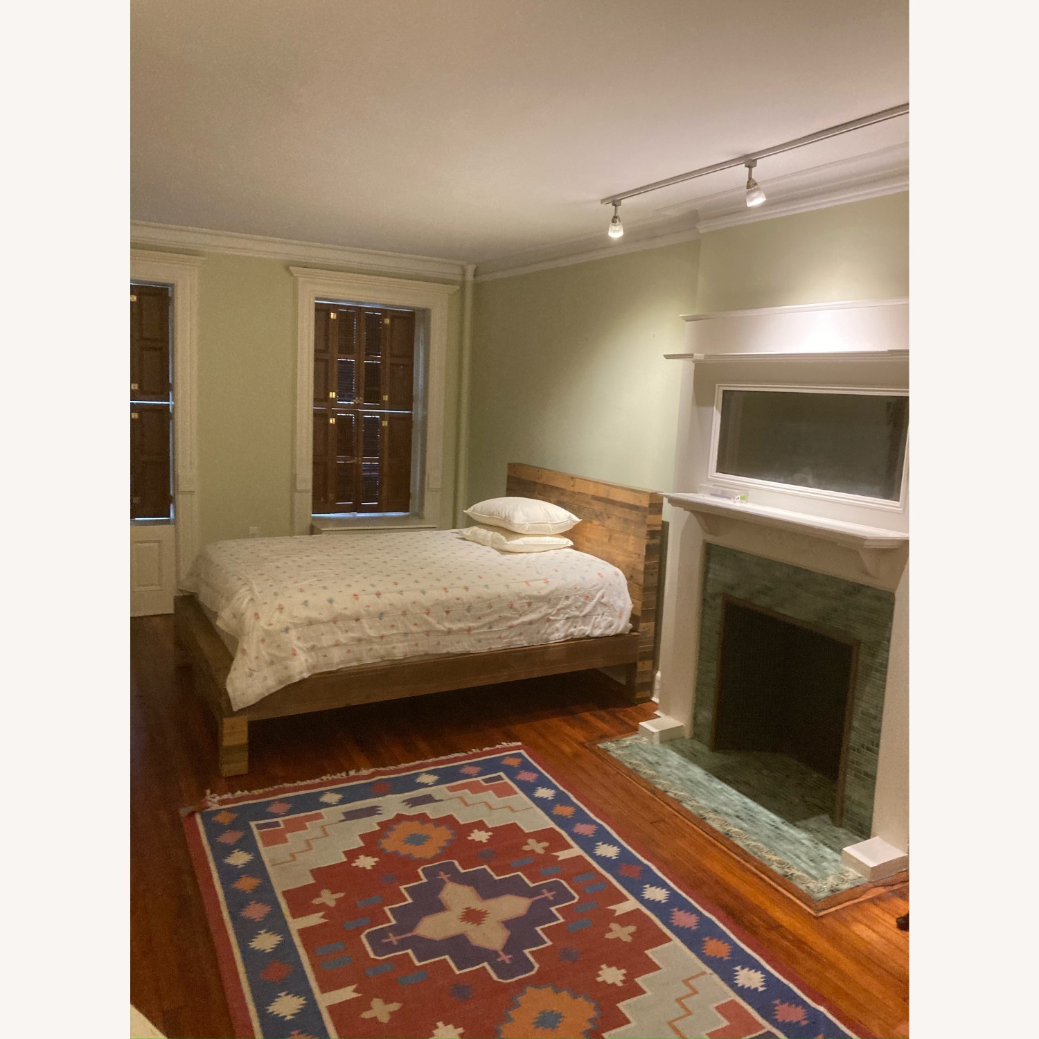  West Elm Emmerson Reclaimed Wood Queen Bed Frame - image-1