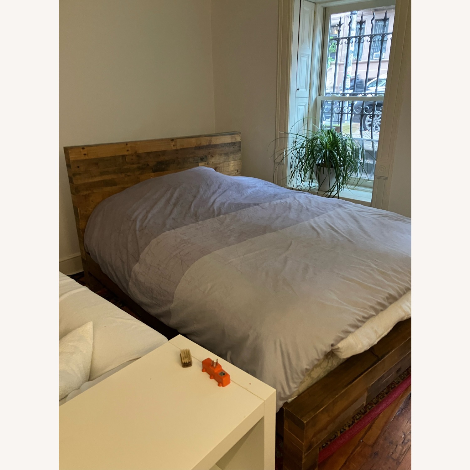  West Elm Emmerson Reclaimed Wood Queen Bed Frame - image-3