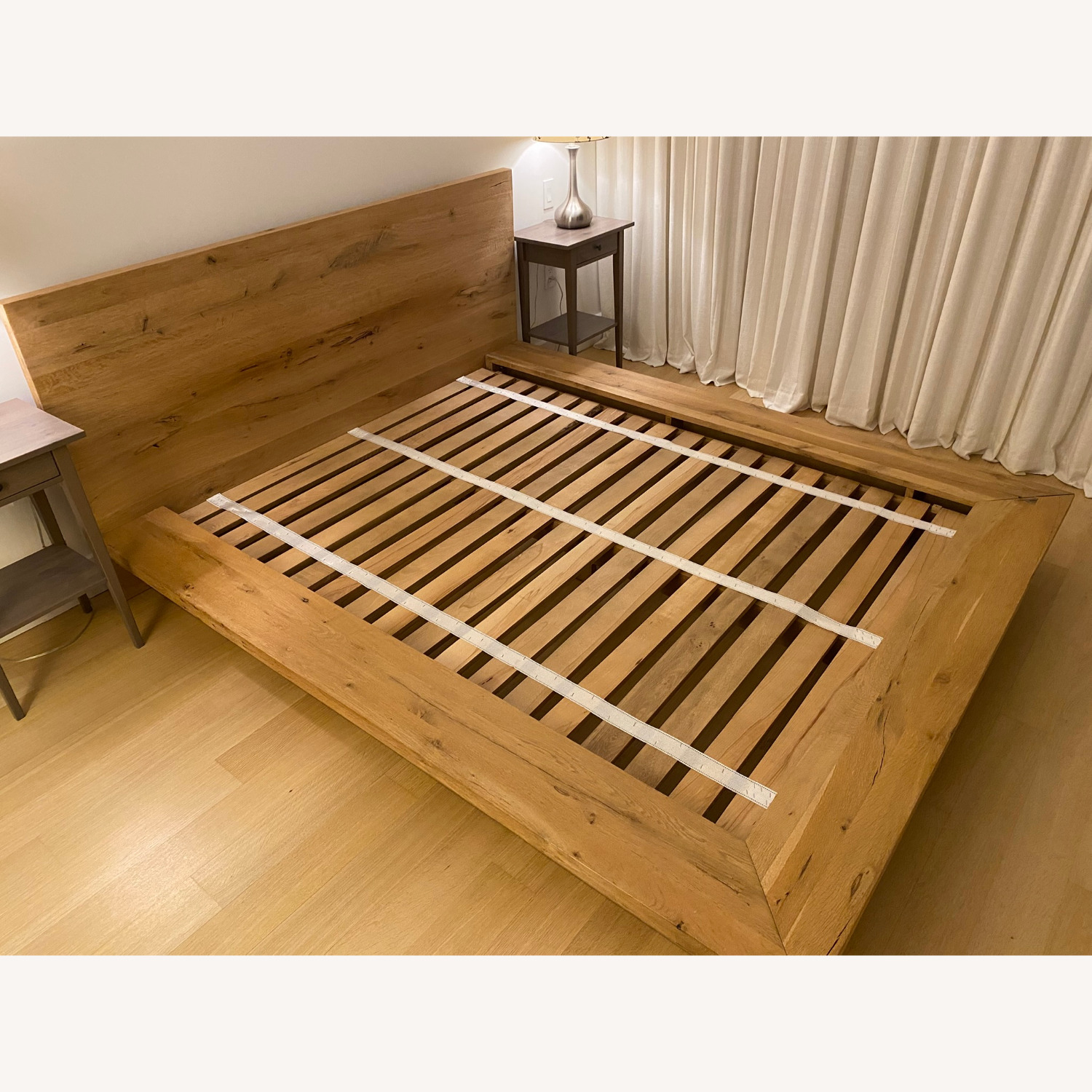 Restoration Hardware Reclaimed Oak Bed  Queen - image-6