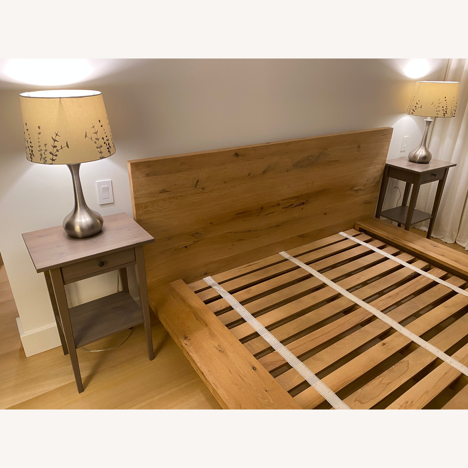 Restoration Hardware Reclaimed Oak Bed  Queen - image-2