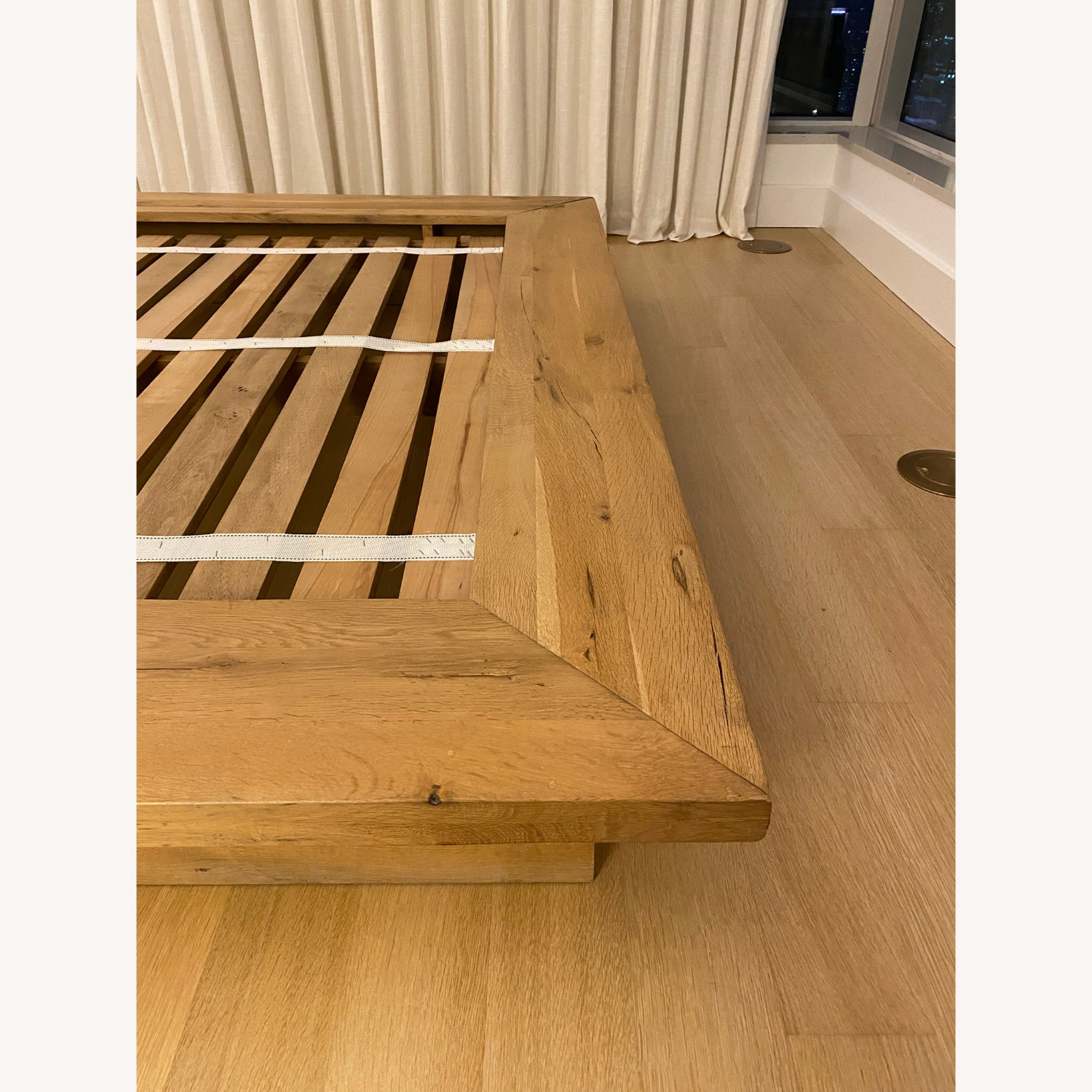 Restoration Hardware Reclaimed Oak Bed  Queen - image-5