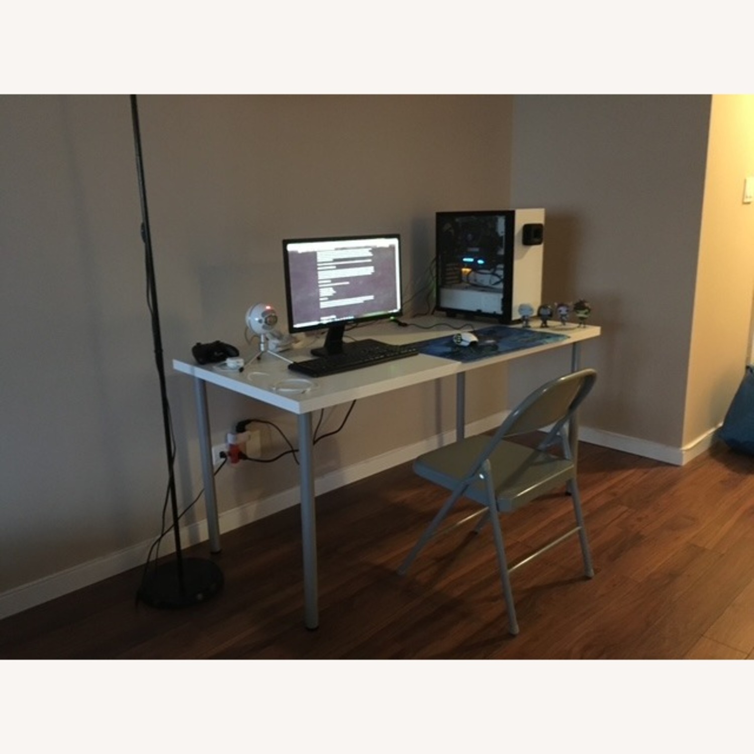 IKEA Lagkapten Desk with Adils Legs - image-2