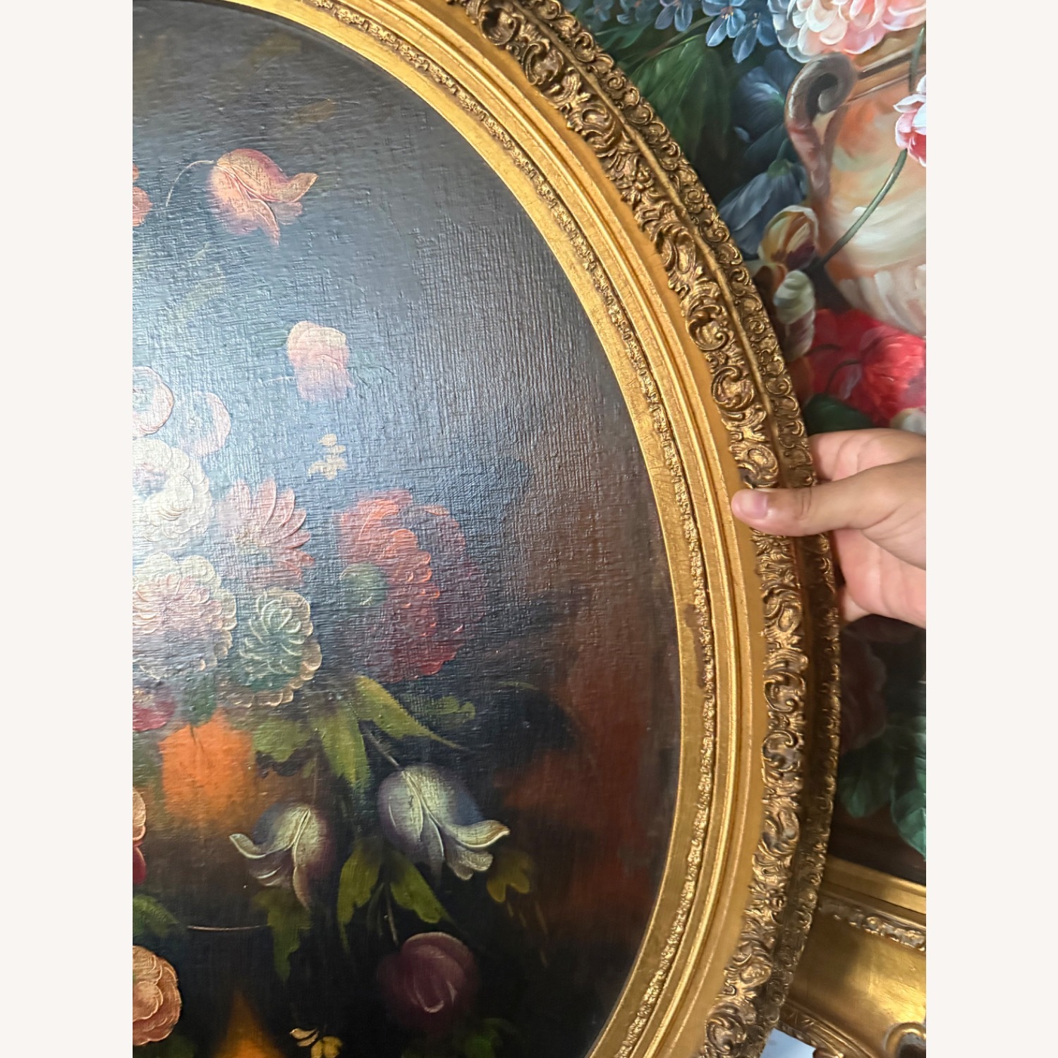 Vintage/Antique Finds Gold Wood Wall Art - image-3