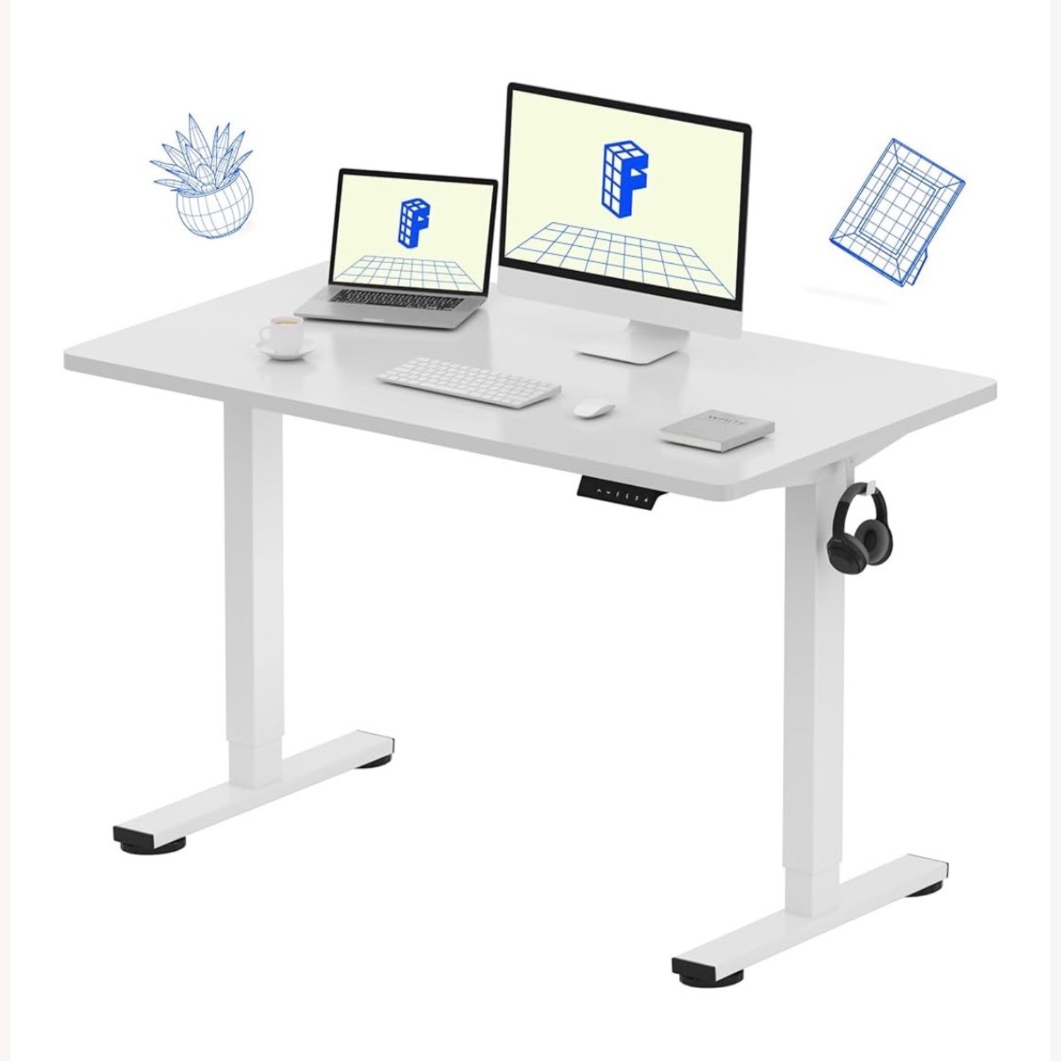 FLEXISPOT EN1 One-Piece Standing Desk - image-1
