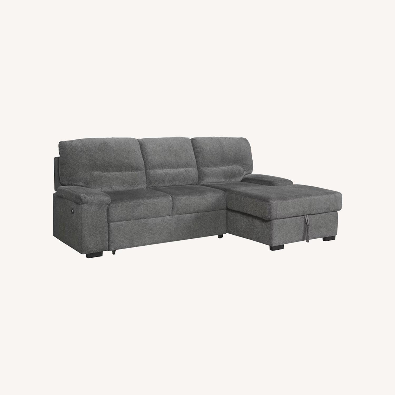 Ashley Furniture Sofa Cum Pull Out Bed With Storage  - image-0