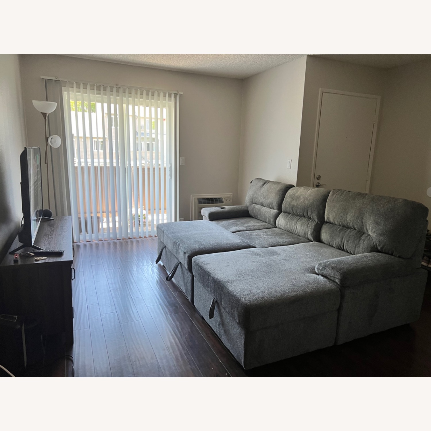 Ashley Furniture Sofa Cum Pull Out Bed With Storage  - image-1