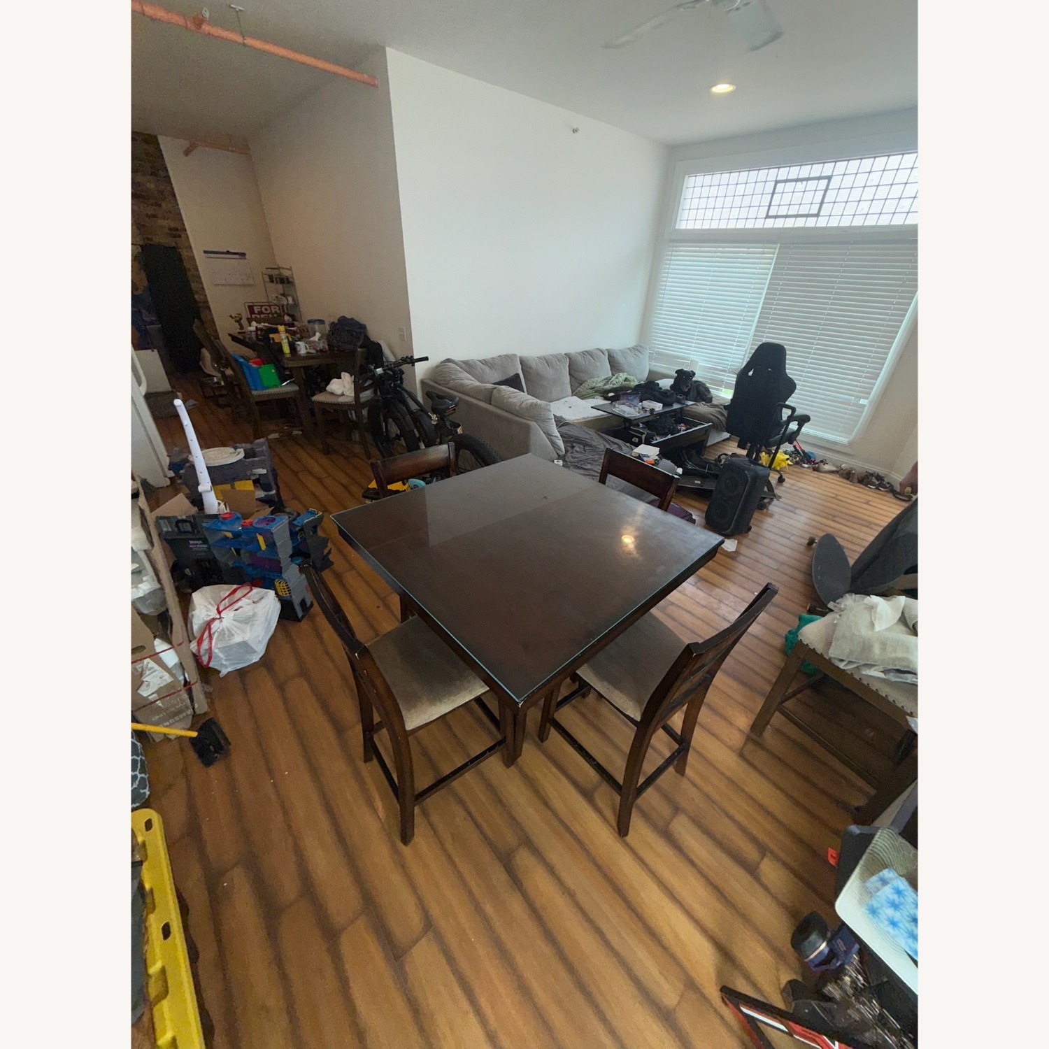 Dark Brown Dining Table - image-2