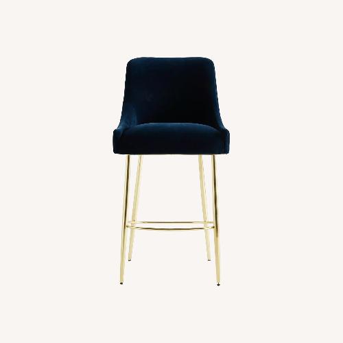 Used Anthropologie Velvet Elowen Bar Stools for sale on AptDeco