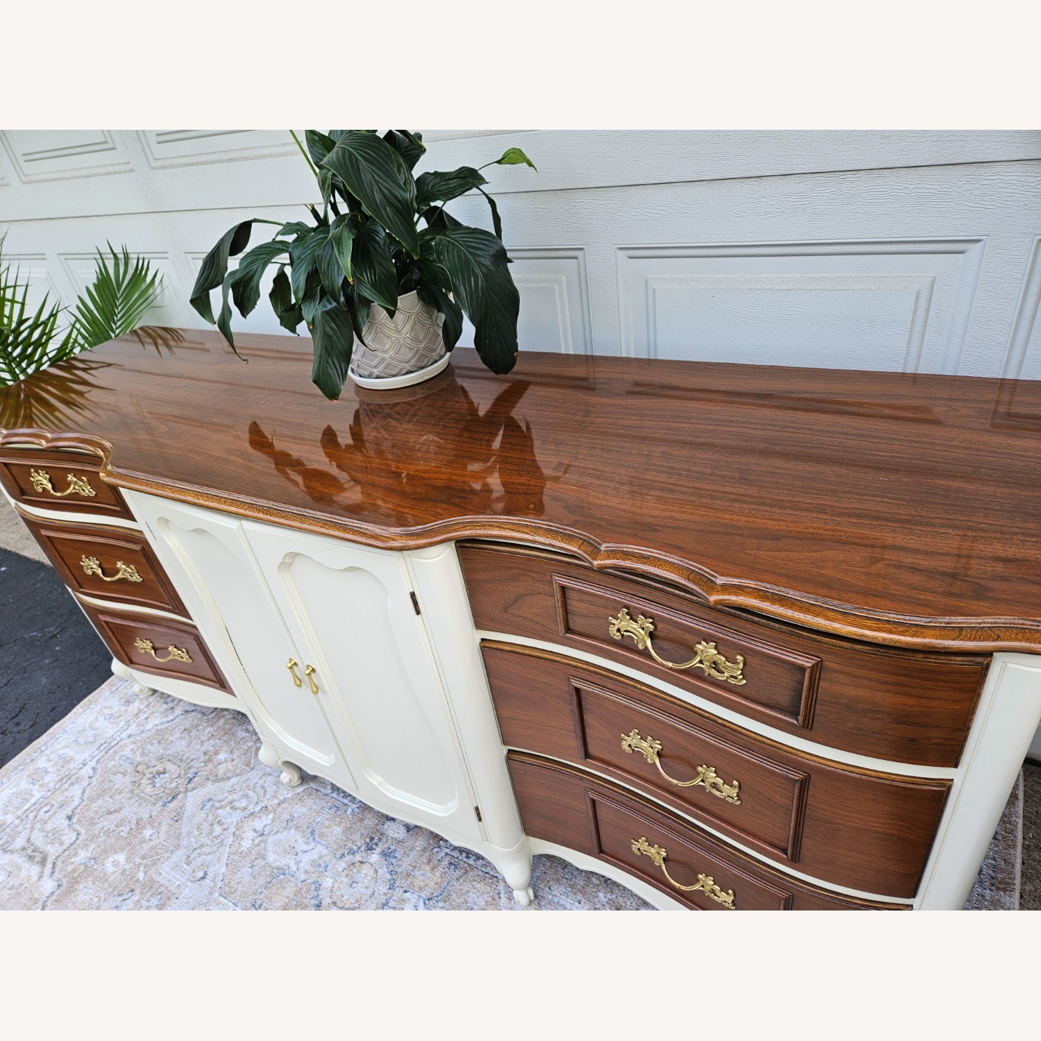 Grand Vintage/Antique French Provincial Dresser - image-8