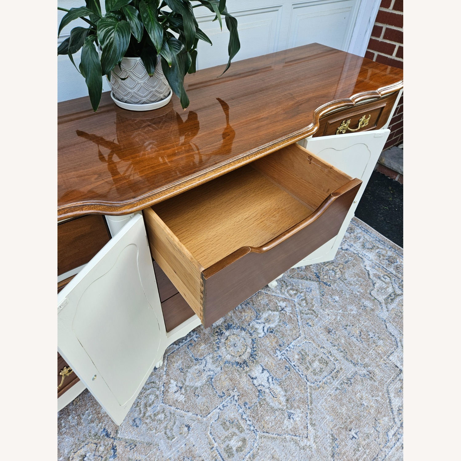 Grand Vintage/Antique French Provincial Dresser - image-6