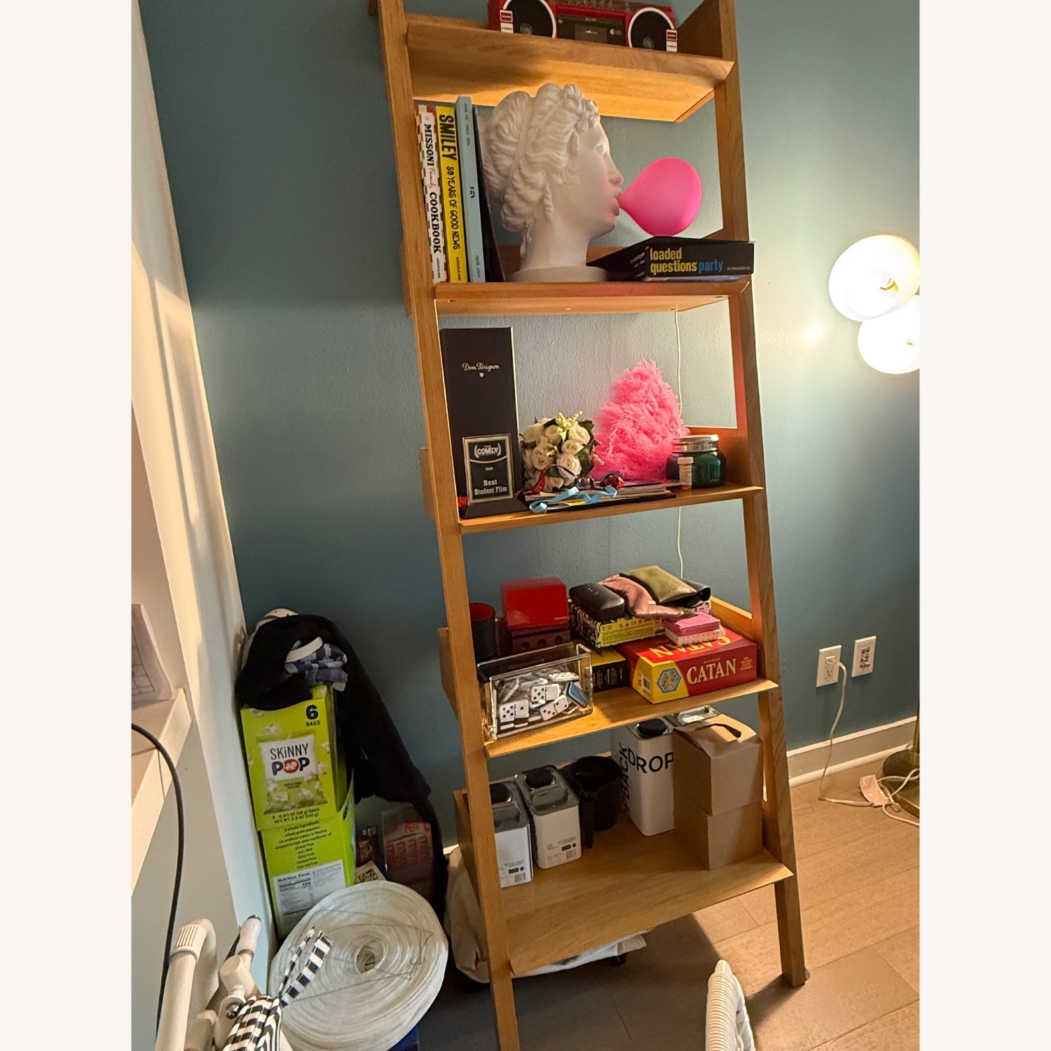 Article Fantol 26.5" Shelving Unit, Narrow - Natural Oak - image-3