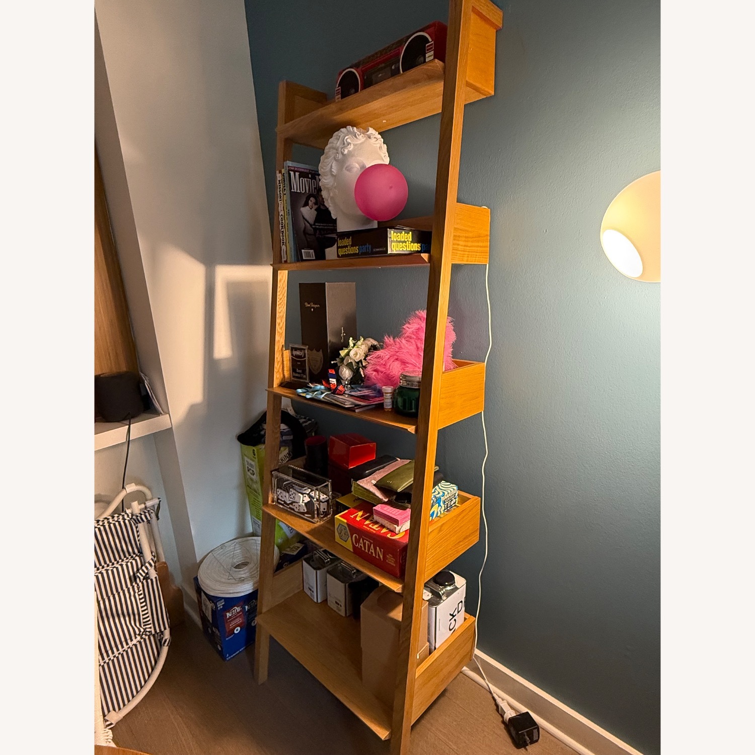 Article Fantol 26.5" Shelving Unit, Narrow - Natural Oak - image-2