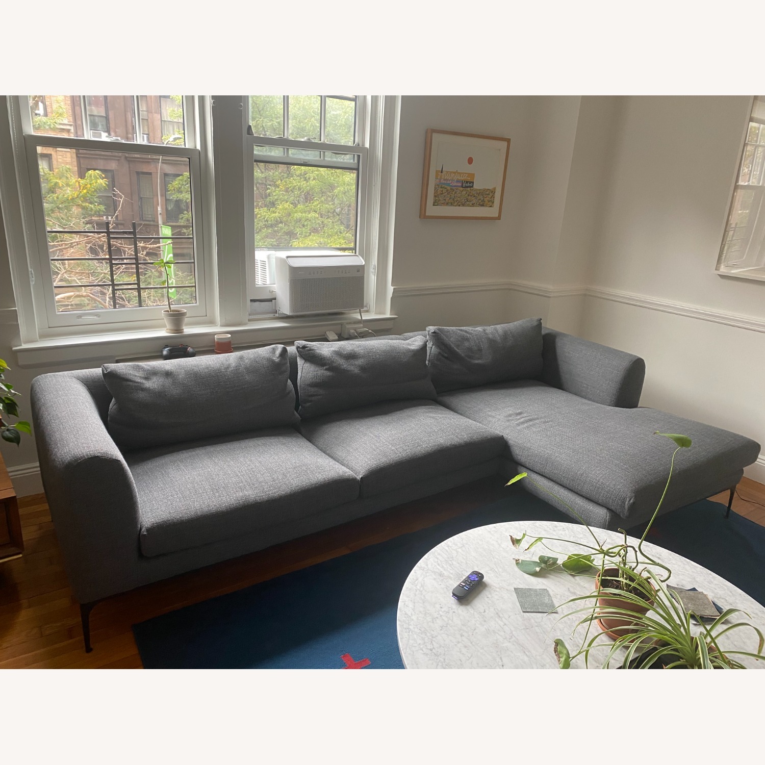 Design Within Reach Jonas Dark Gray 2 Piece Sectional - image-1